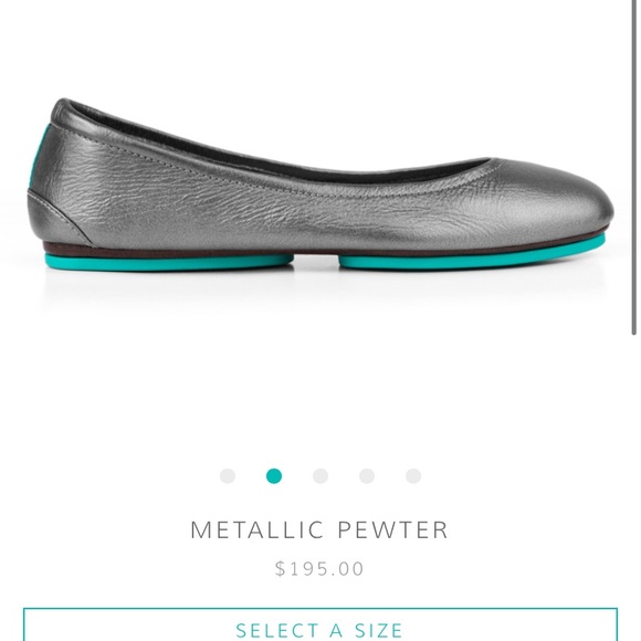 Tieks Shoes - Tieks Pewter Flats